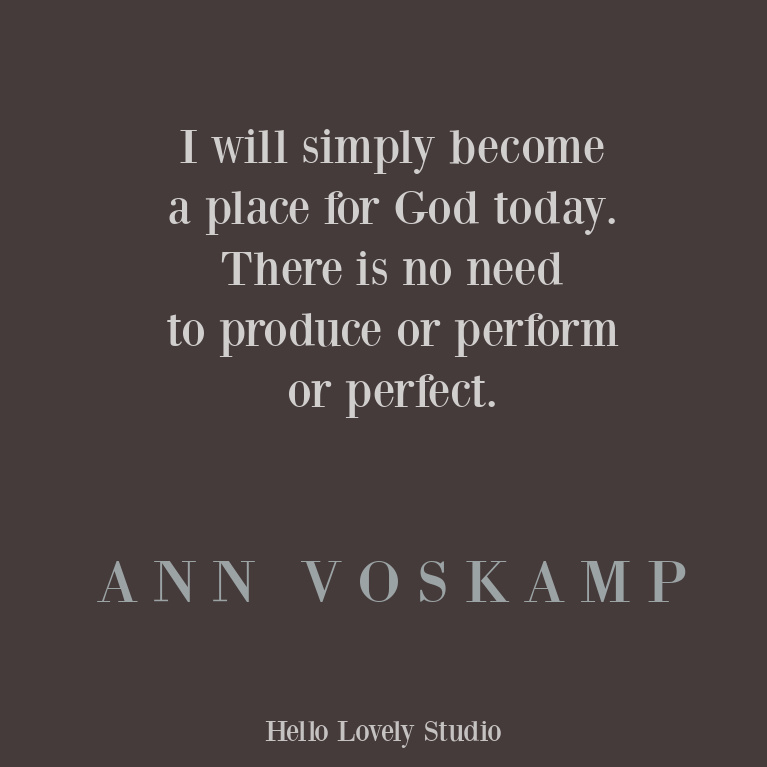 Encouragement quote from Ann Voskamp on Hello Lovely Studio. #inspirationaquotes #annvoskamp #faithquote #godquote