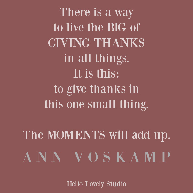 Inspirational quote from Ann Voskamp on Hello Lovely Studio. #faithquote #inspirationalquotes #annvoskamp #christianity #encouragementquote