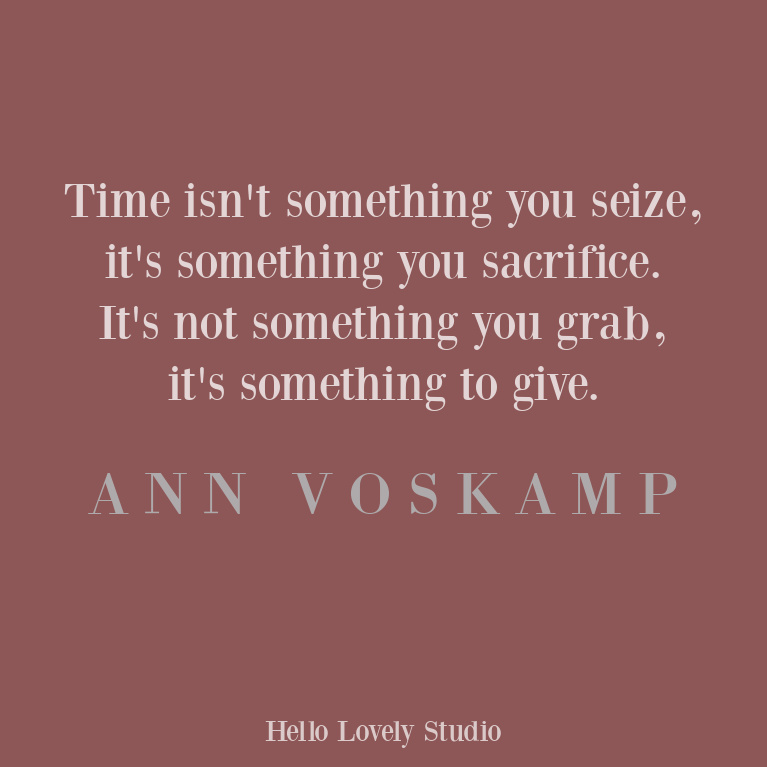 Inspirational quote from Ann Voskamp on Hello Lovely Studio. #faithquote #inspirationalquotes #annvoskamp #christianity #encouragementquote