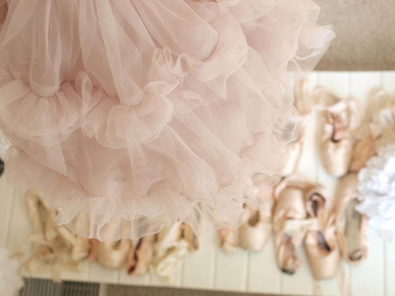 Pink pointe shoes and a ruffly tutu by Hello Lovely Studio #pinktutu #blushpink #pointeshoes