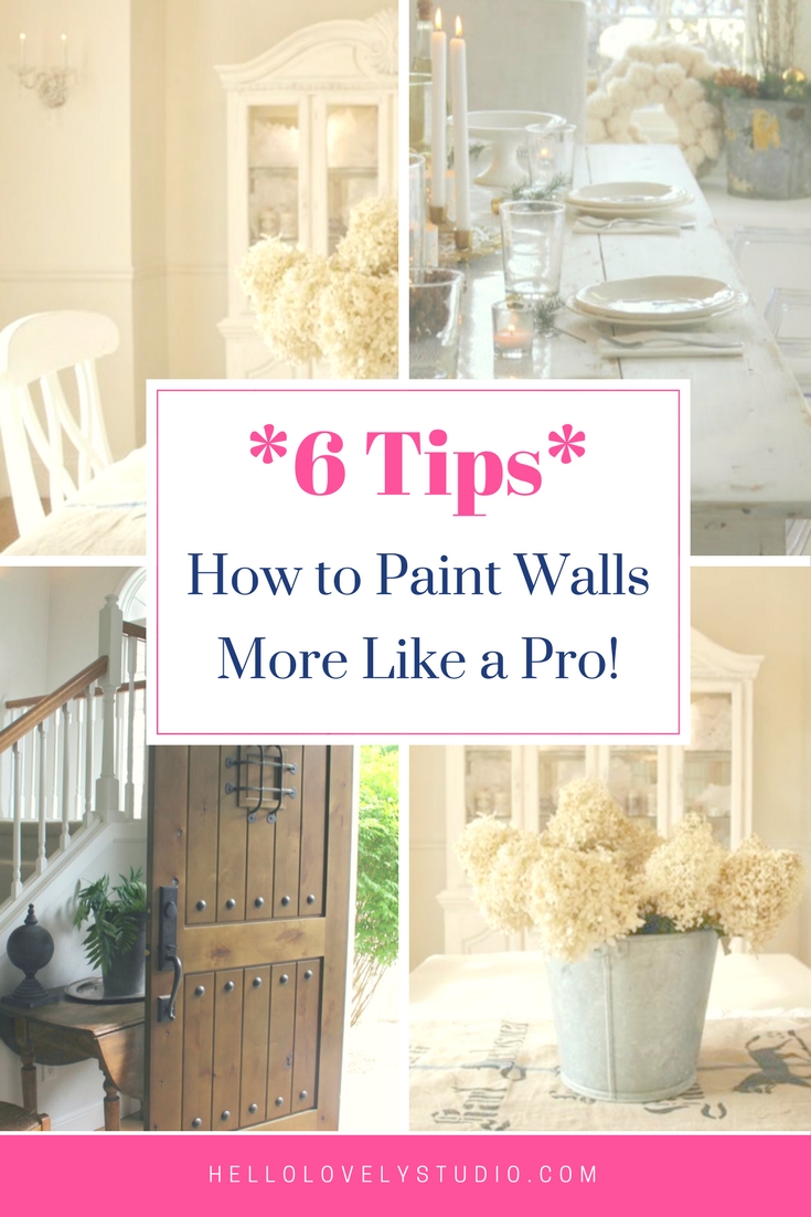 Paint Walls Like a Pro: DIY Help on Hello Lovely Studio. #hellolovelystudio #diy #painting #howtopaintwalls