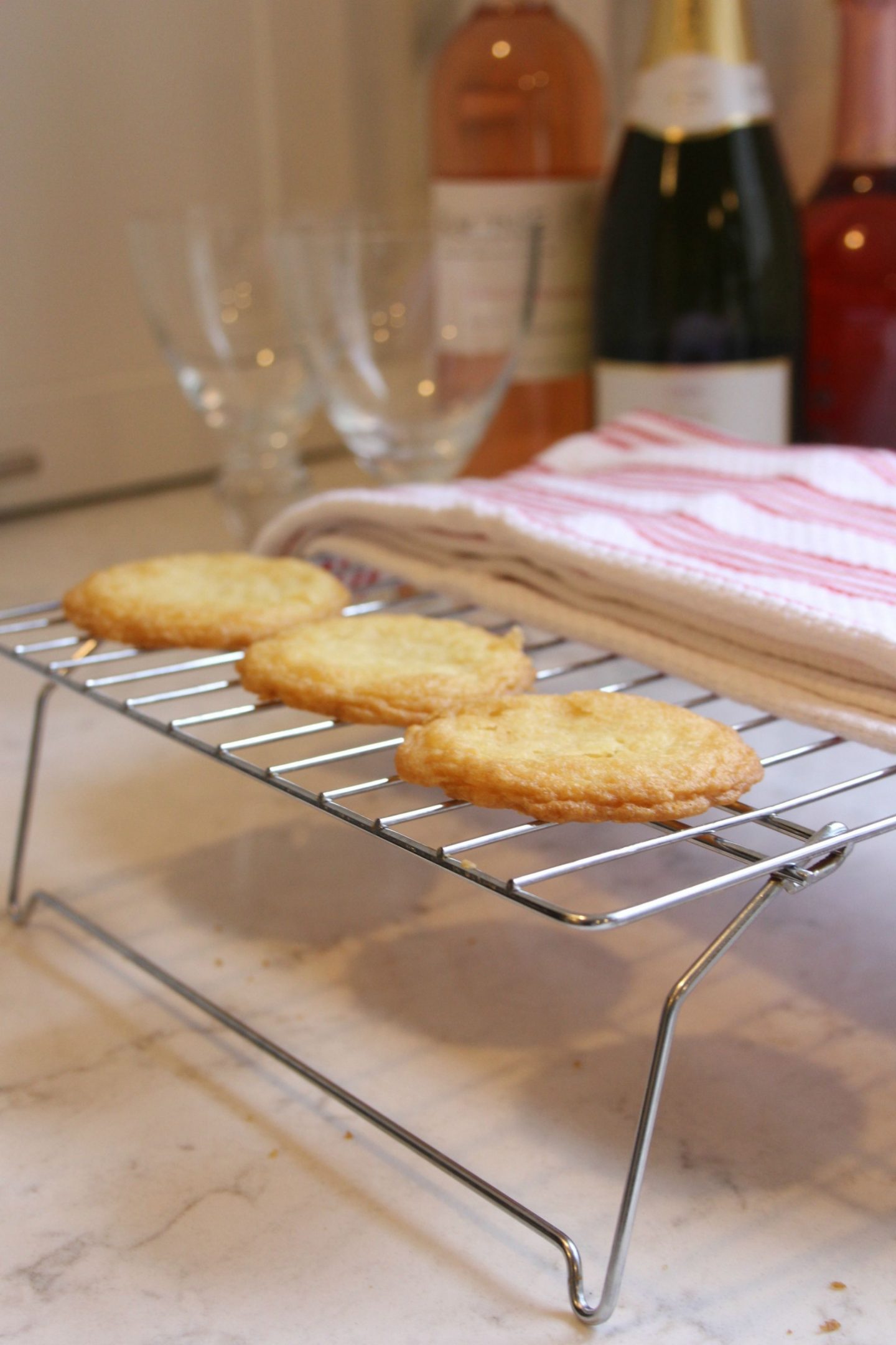 Sugar cookies cooling on wire rack by Hello Lovely Studio