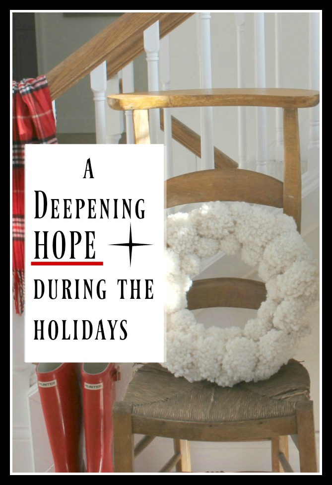 A Deepening Hope During the Holidays