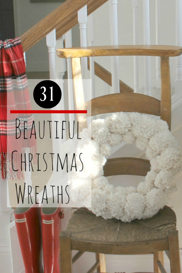 31 Beautiful Christmas Wreath Ideas & DIY Christmas Garland on Hello Lovely Studio