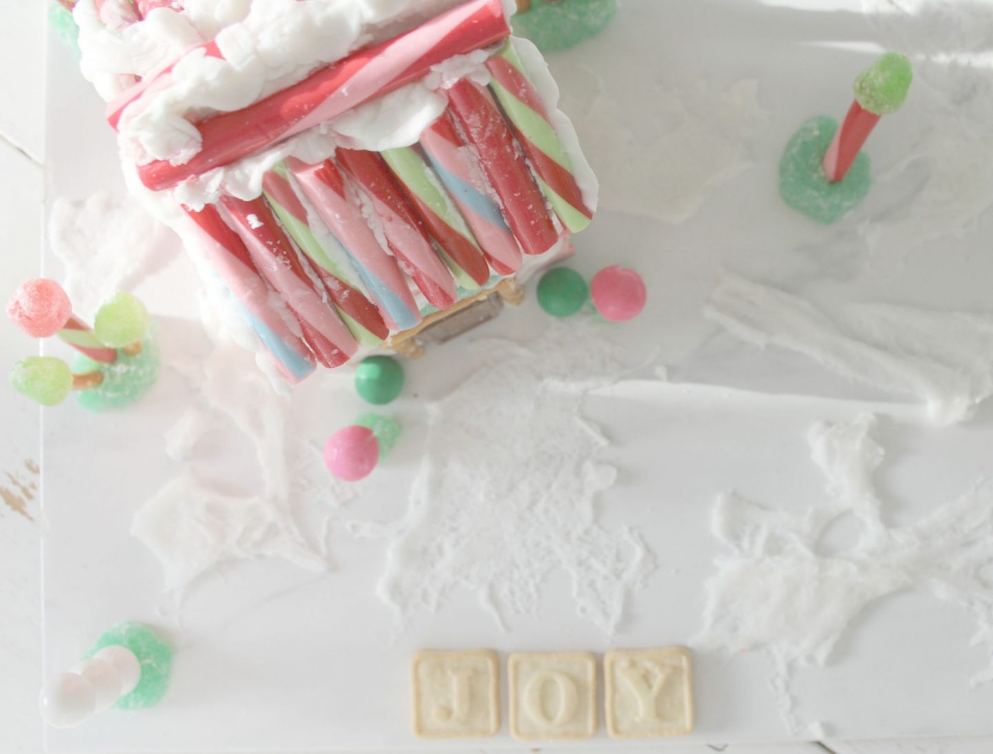 My Holiday Pink Bubblegum Candy House - Hello Lovely Studio