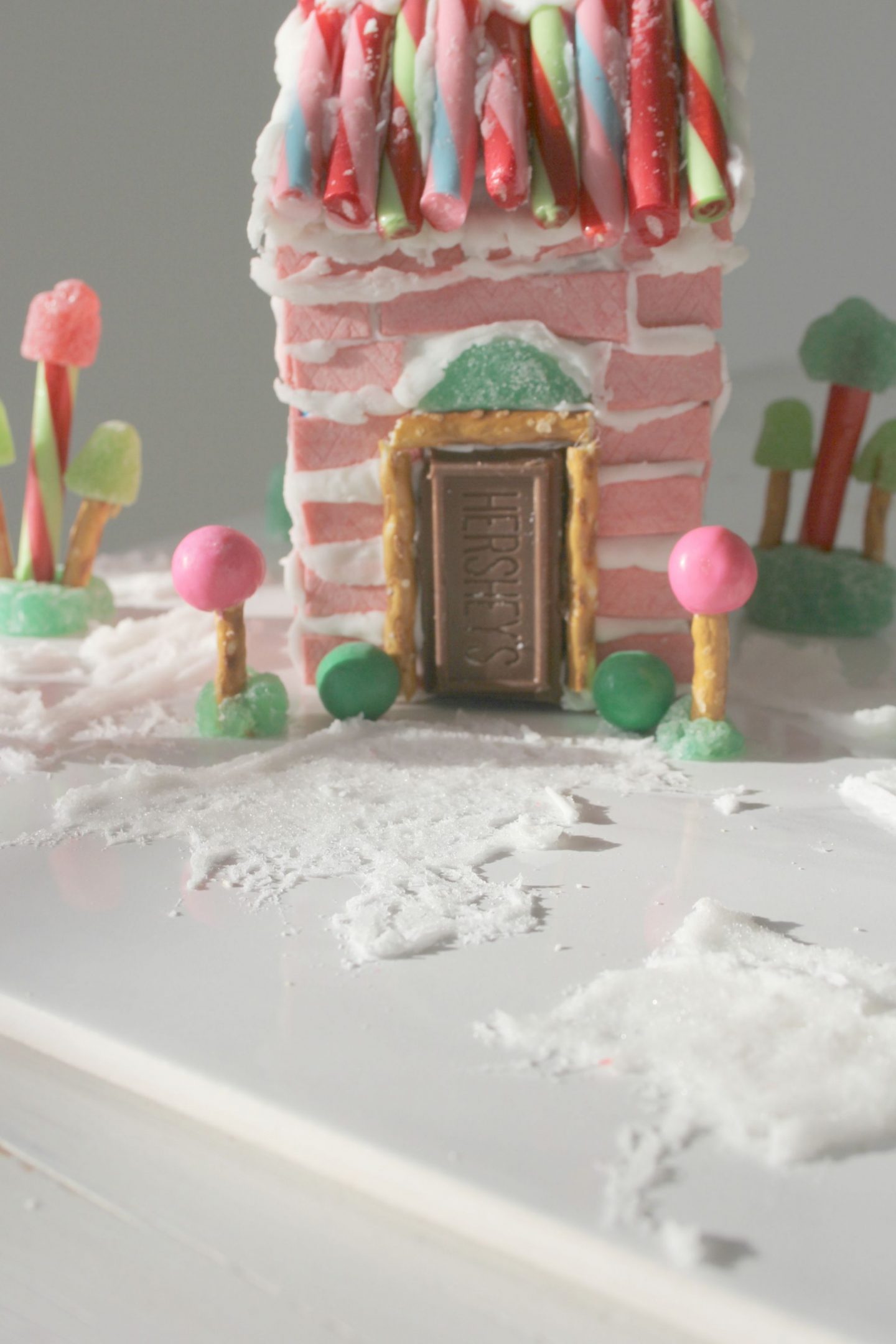 My Holiday Pink Bubblegum Candy House - Hello Lovely Studio