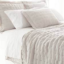 Pine Cone Hill linen Brussels quilt.