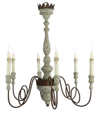 Aidan Gray Mumaw French farmhouse chandelier. #aidangray #chandelier #frenchcountry #frenchfarmhouse