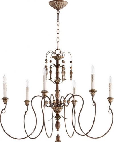 French Country 6-Light Chandelier