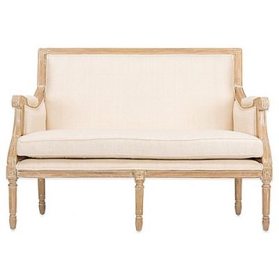 French Country Settee. #frenchcountrydecor #settee #frenchinspired #loveseat #settee
