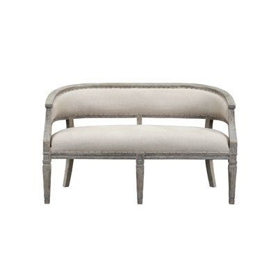 A gorgeous French Country decor piece for your living room! #frenchcountry #loveseat #settee French Country Settee Loveseat