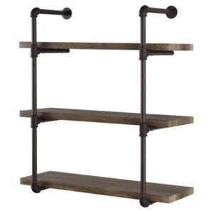 Rustic Industrial Farmhouse Shelves