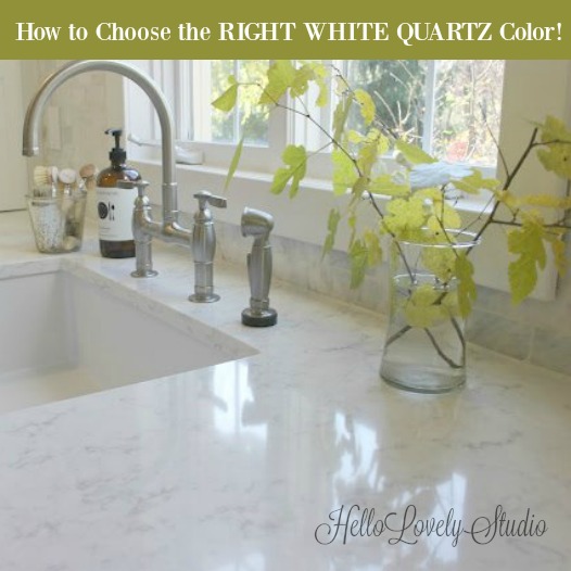 How to Choose the Right White Quartz Color! Hello Lovely Studio