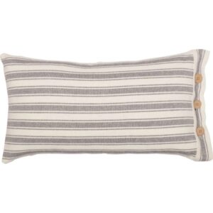 French Ticking Stripe Pillow