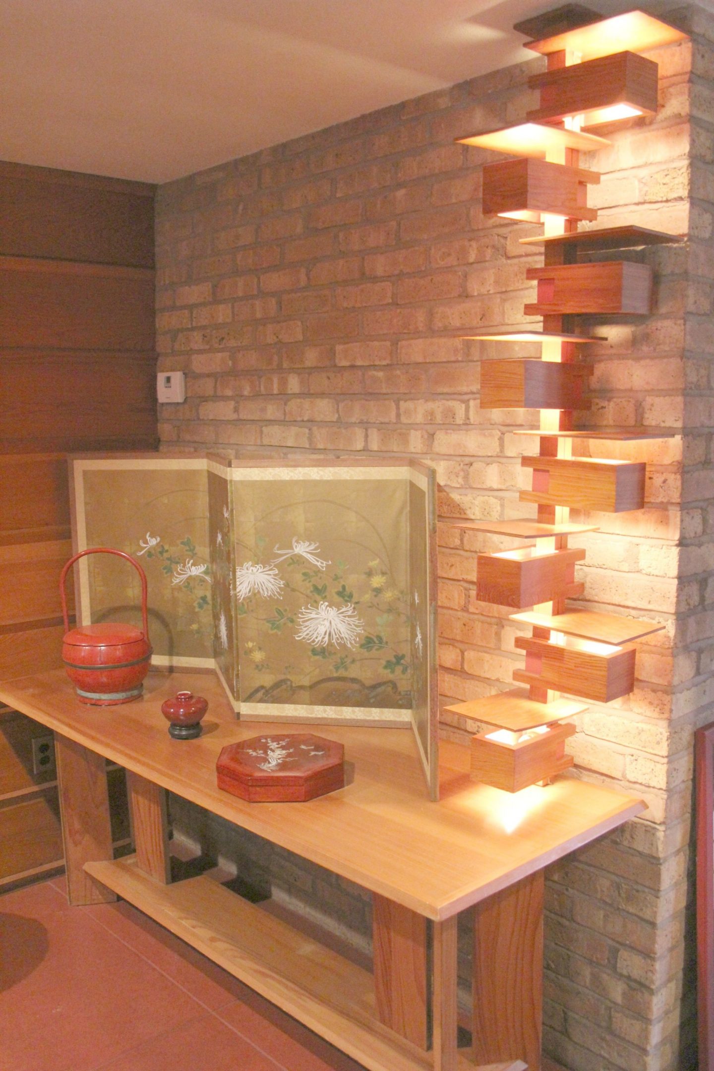 The Shining Jewel Within Frank Lloyd Wright's "Little Gem" {Laurent House}