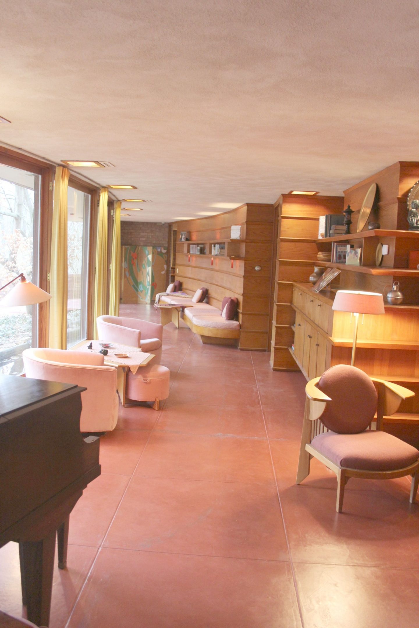 The Shining Jewel Within Frank Lloyd Wright's "Little Gem" {Laurent House}