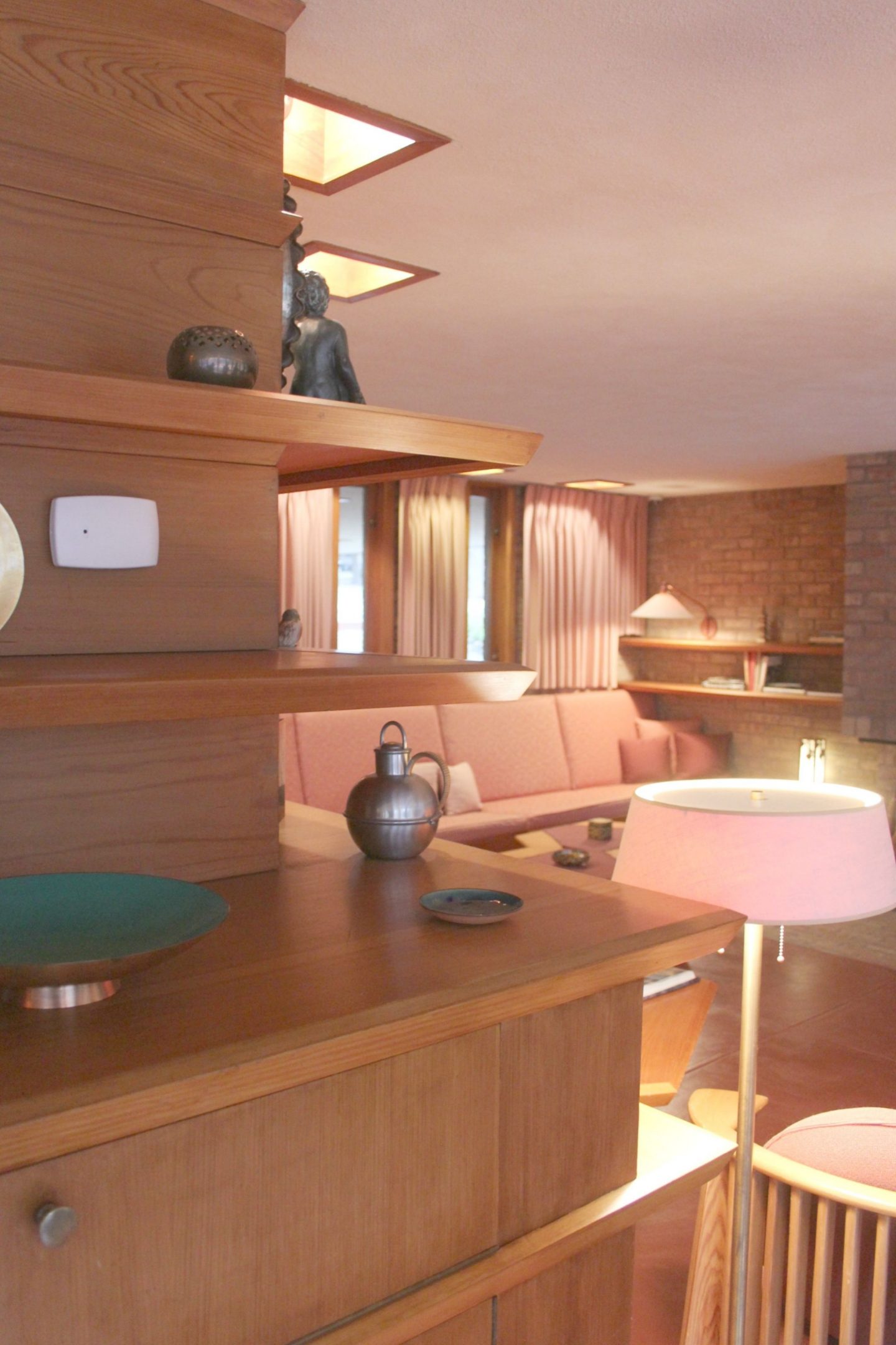 The Shining Jewel Within Frank Lloyd Wright's "Little Gem" {Laurent House}