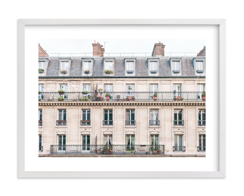 Days in Paris framed print from Minted.