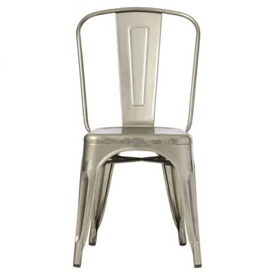 Industrial metal Tolix style dining chair