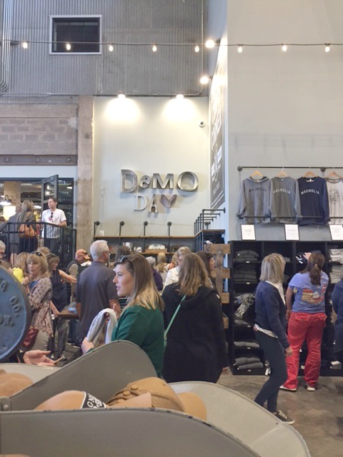 Demo Day area of the store at Magnolia Market at the Silos in Waco, Texas. #magnoliamarket #silos #fixerupper