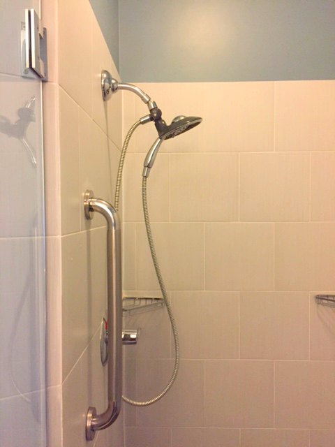 Hotel Indigo Waco oversized shower. #hotelindigo #waco #shower