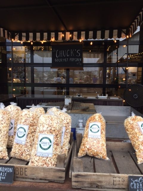 Chuck's Gourmet Popcorn at Magnolia Market at the Silos in Waco, Texas. #chucks #popcorn