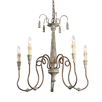 French country chandelier