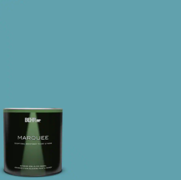 Behr BIC-53 Turquoise paint color. #turquoisepaint