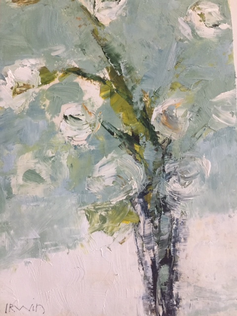 Holly Irwin floral oil painting