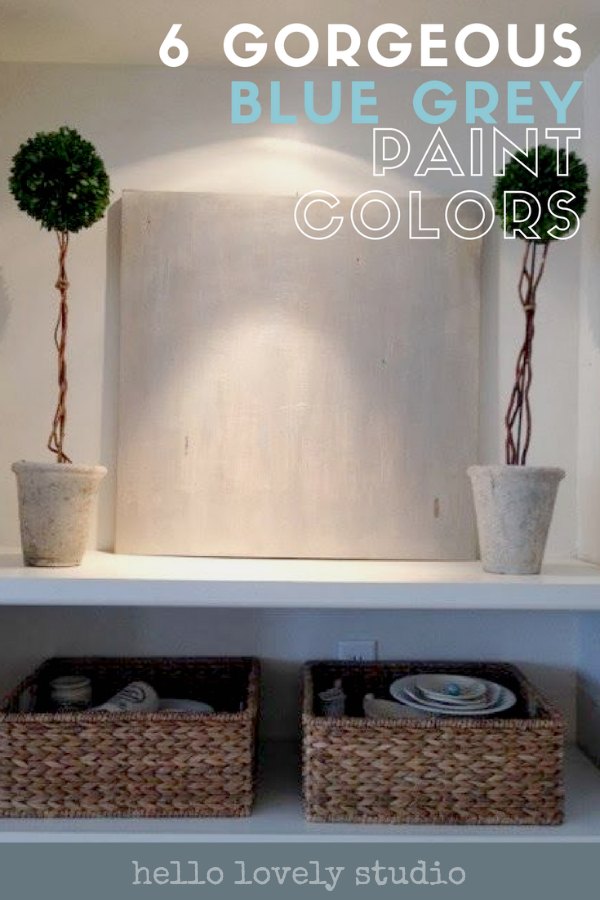 6 Gorgeous Light Blue Grey Paint Colors for Calm Interiors - Hello Lovely