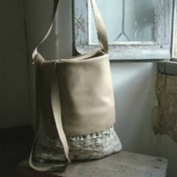 My beautiful handmade bag. Photo: Byloom & Hyde. Rustic French Farmhouse in Dordogne & Artist.