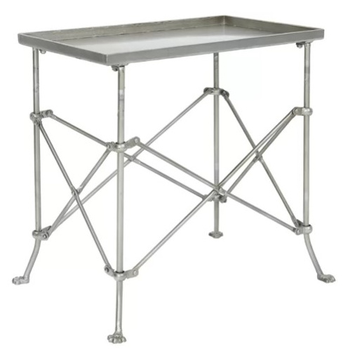 Kendis side table in silver