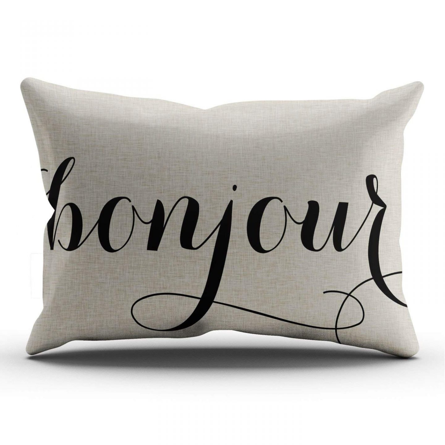 Bonjour pillow.