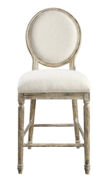 Oval Back Counter Stool, Set of 2