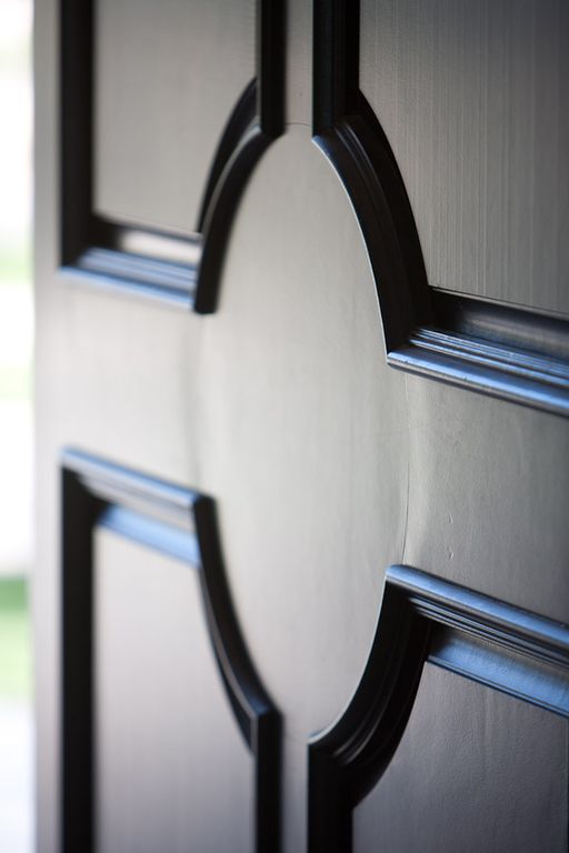 Decorative exterior door detail. Modern Chic Home in the Southwest. E&A Builders. Pinnacle Conceptions. Jaimee Rose Interiors. #modern #French #housedesign #luxuryhome