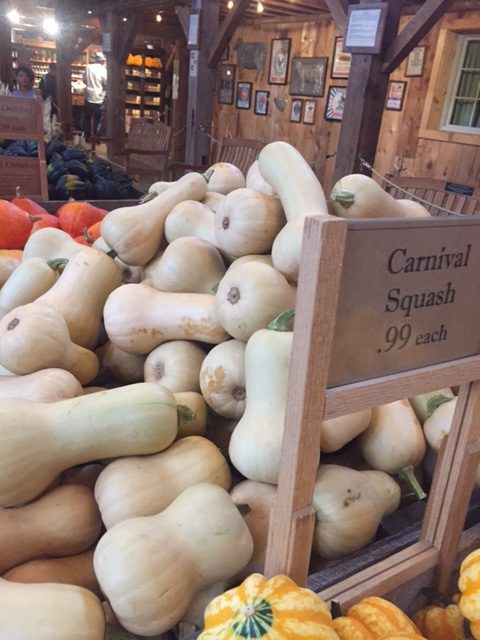 Carnival squash at the market. Hello Lovely Studio.