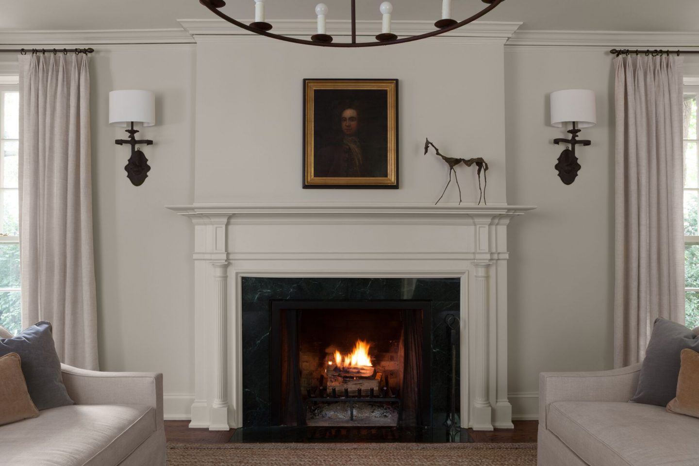 Refined, rustic, sophisticated, and serene - the unique interior design in this Chicago home by Michael Del Piero resonates with sophistication and calm. #interiordesign #michaeldelpiero #rusticluxe #roughluxe #modernrustic #luxurydecor #chicagohome