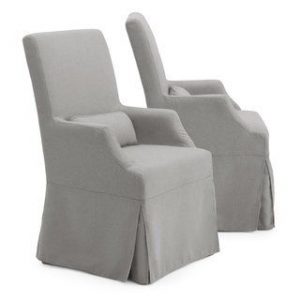 Upholstered French or Belgian dining chairs