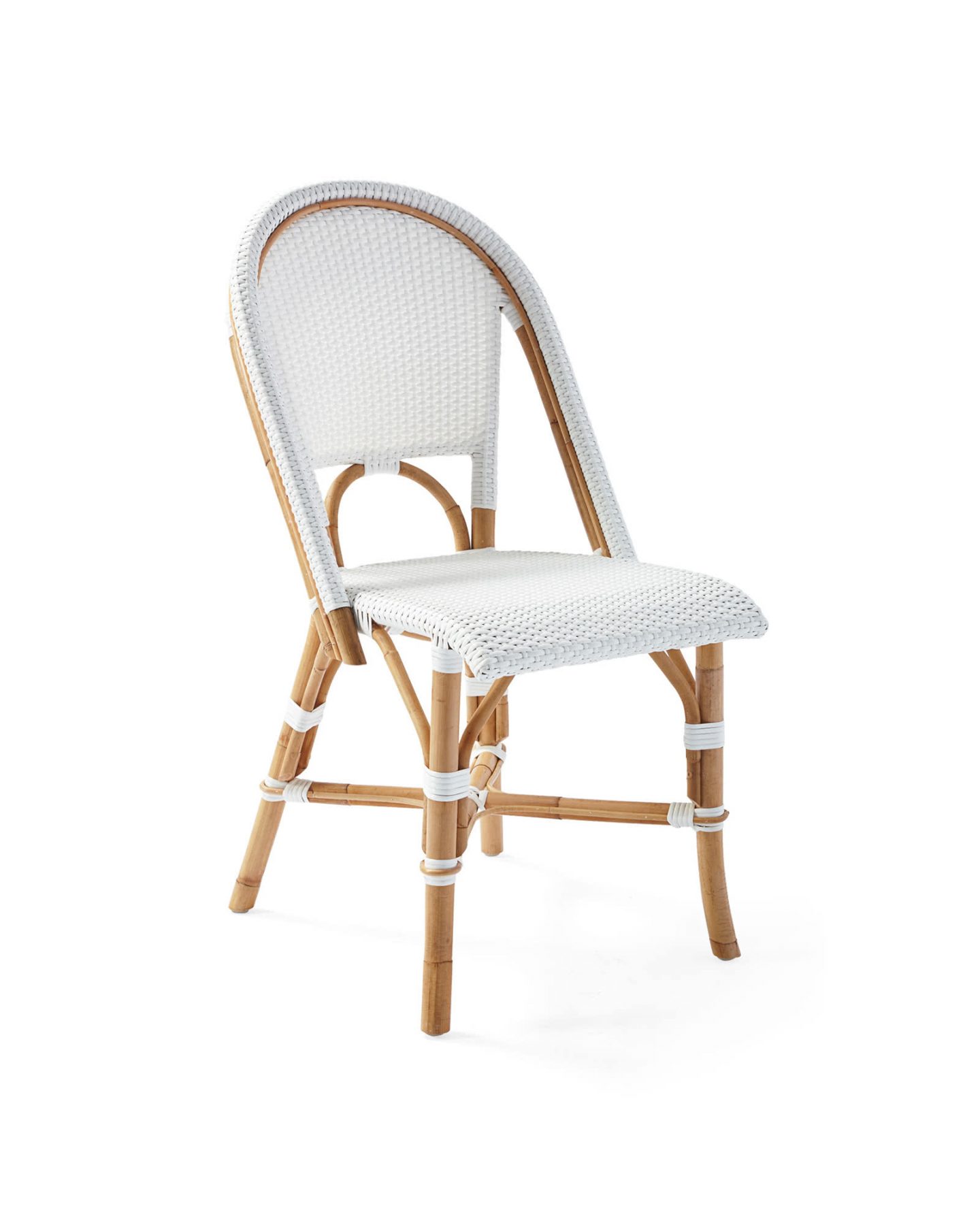 French bistro woven Riviera side chair.