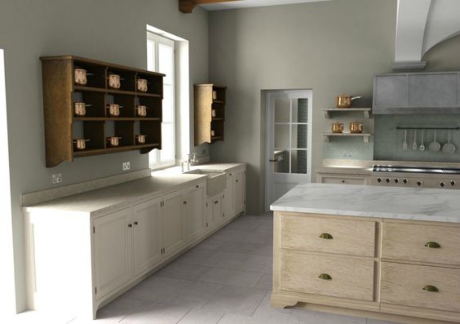 After: luxury bespoke kitchen design by Artichoke in a Tuscan villa.