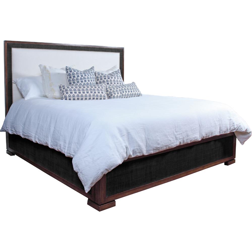Purveyor Platform Bed In Black Saguran - Curate Home Collection