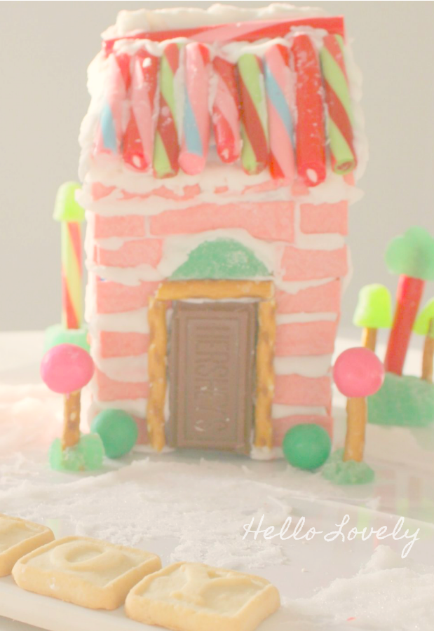 Gingerbread House Ideas & Inspiration. #hellolovelystudio #christmasdecor #gingerbreadhouse #pinkchristmas