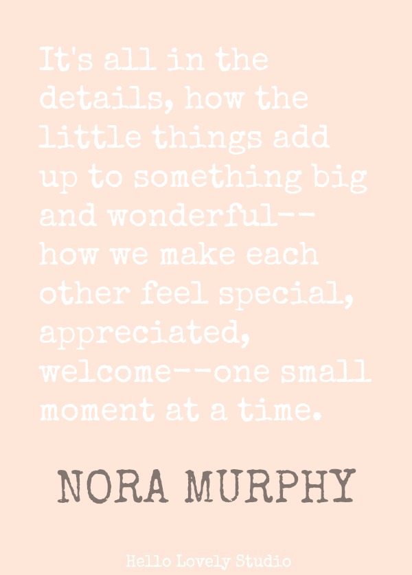 Nora Murphy quote about country style. #noramurphy #quote #countrydesign #countrystyle #countryliving