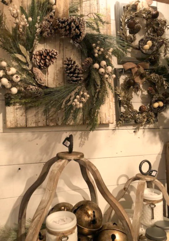 American Farmhouse Christmas Decor Ideas. Farmhouse Christmas decor ideas and inspiration from Urban Farmgirl on Hello Lovely Studio. #hellolovelystudio #farmhousechristmas #christmasdecor #simplechristmas #countrychristmas