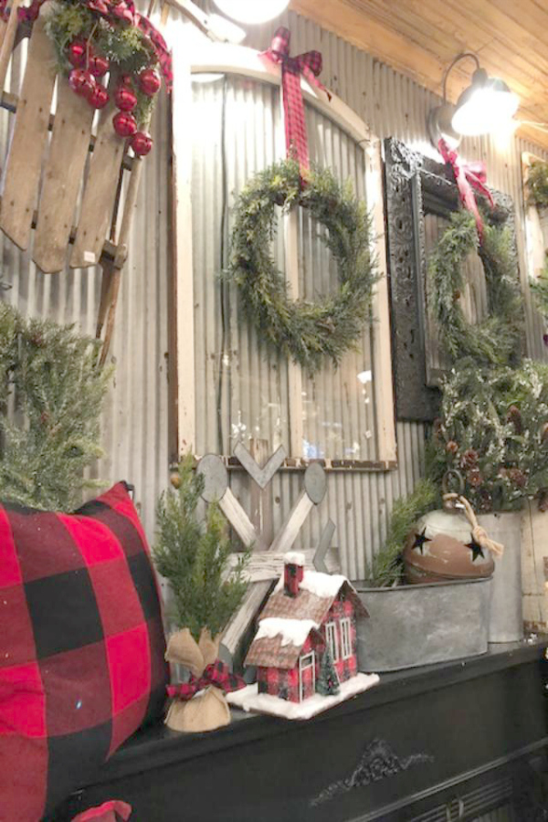 Farmhouse Christmas decor ideas and inspiration from Urban Farmgirl on Hello Lovely Studio. #hellolovelystudio #farmhousechristmas #christmasdecor #simplechristmas #countrychristmas