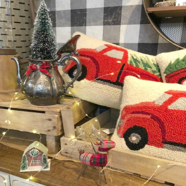 Farmhouse Christmas decor ideas and inspiration from Urban Farmgirl on Hello Lovely Studio. #hellolovelystudio #farmhousechristmas #christmasdecor #simplechristmas #countrychristmas