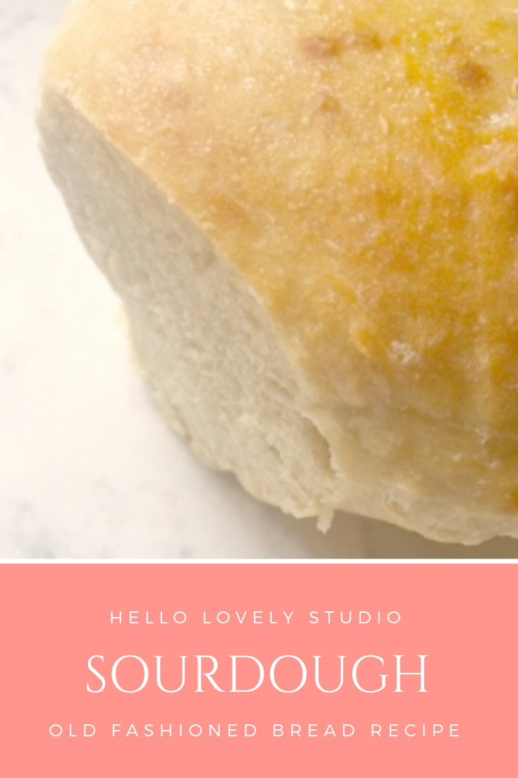 Hello Lovely Studio sourdough old fashioned bread recipe. #hellolovelystudio #sourdough #bread #recipe