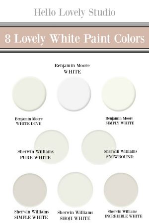 8 Beautiful White Paint Colors & Finds - Hello Lovely