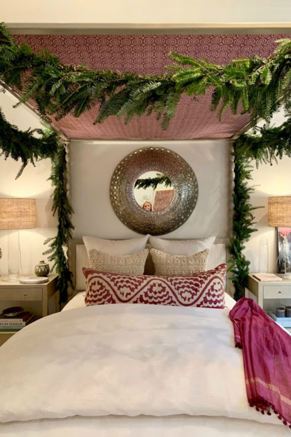 Bedroom in 2018 Atlanta Holiday Showhouse.