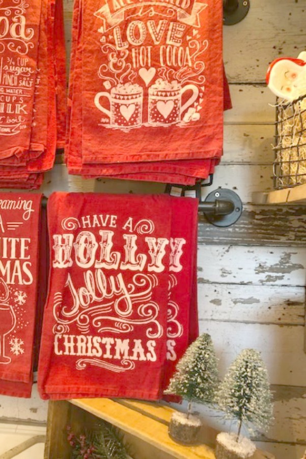 Farmhouse Christmas decor inspiration from Urban Farmgirl shop. Photo: Hello Lovely Studio. Rustic, country Christmas decorating ideas and holiday gifts for farmhouse Christmas lovers. #hellolovelystudio #farmhousechristmas #christmasdecor